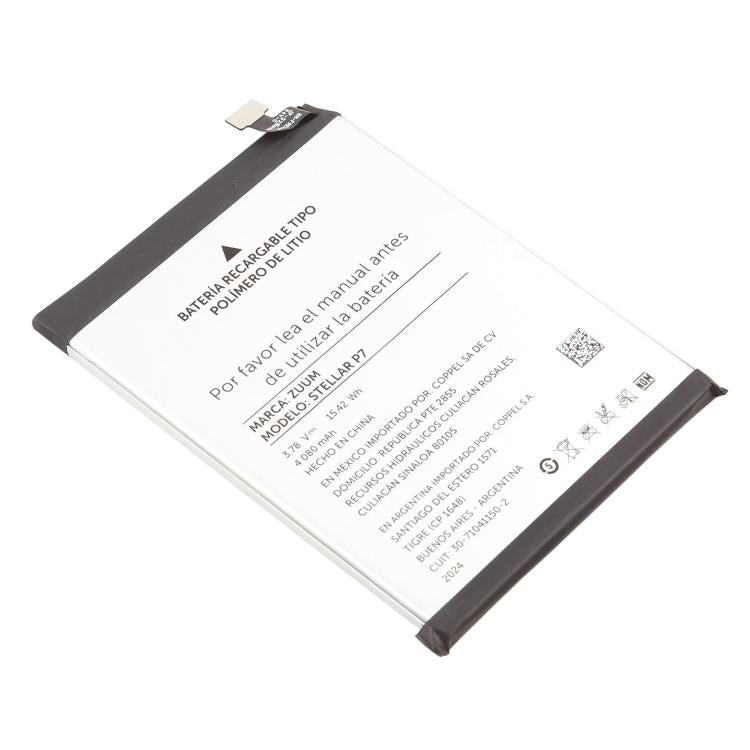 For Zuum Stellar P7 4080mAh Battery