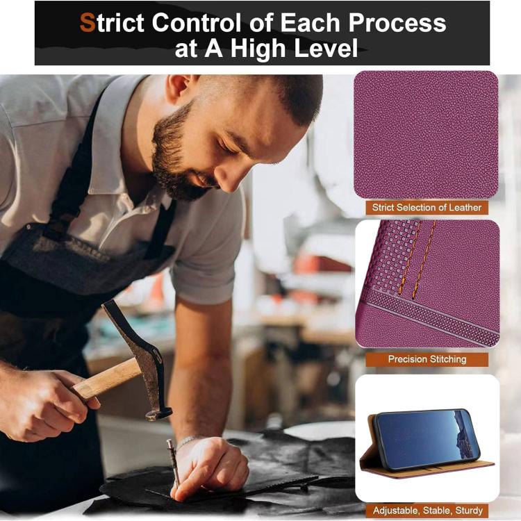 For iPhone 16 Plus Stitching Design Scratch-Resistant Vegan Leather Phone Case