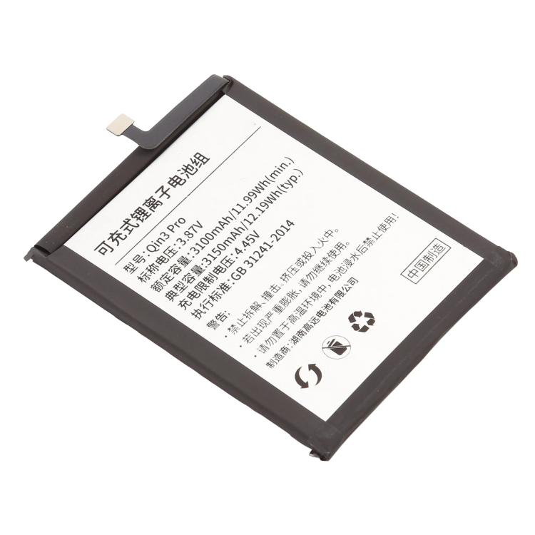 For Duoqin Qin 3 Pro 3150mAh Battery