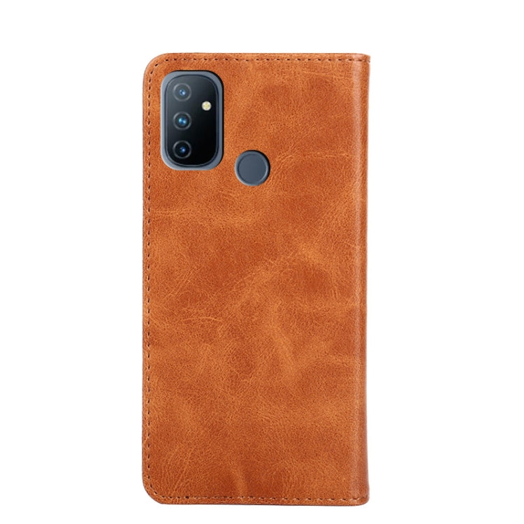 For OnePlus Nord N100 Non-Magnetic Retro Texture Horizontal Flip Leather Case with Holder & Card Slots & Wallet
