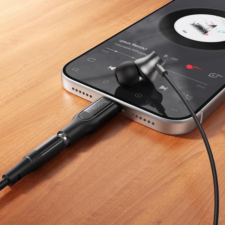 hoco UPA35 USB-C / Type-C to 3.5mm Mia Digital Audio Converter - Black