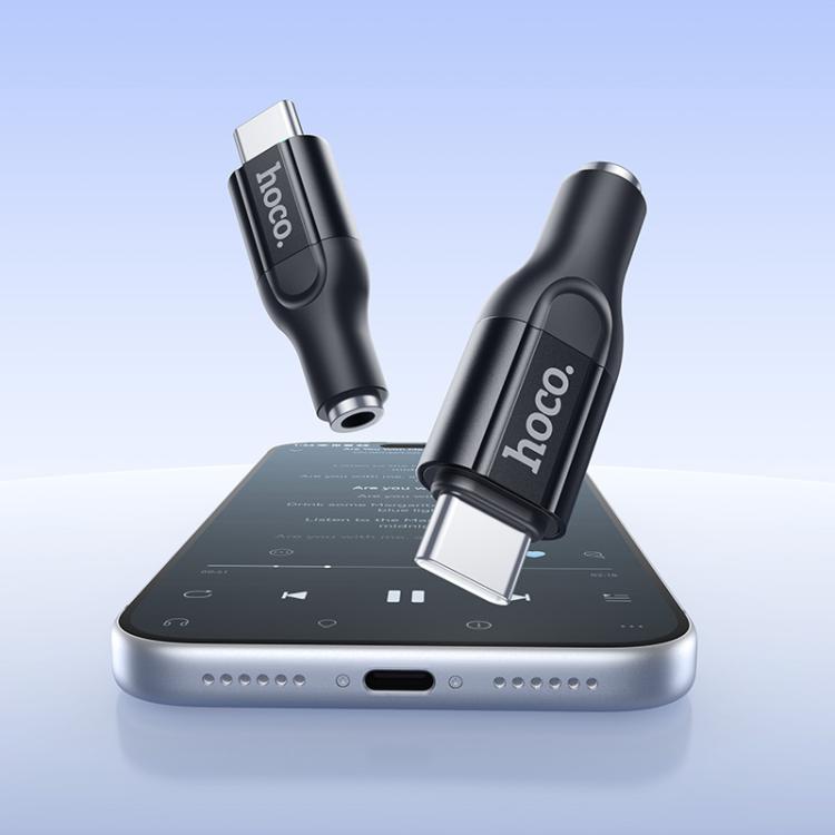 hoco UPA35 USB-C / Type-C to 3.5mm Mia Digital Audio Converter - Black