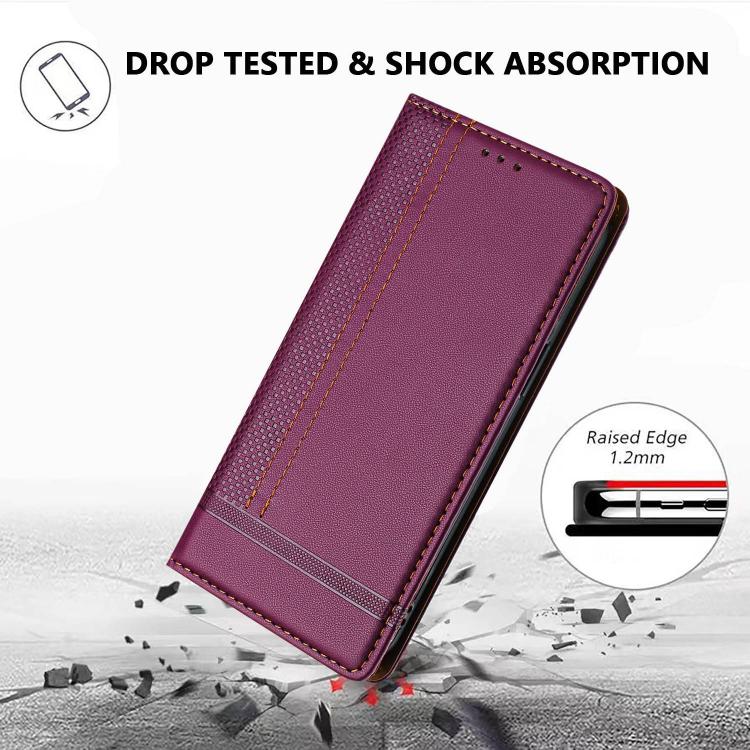 For OnePlus Nord 4 Stitching Design Scratch-Resistant Vegan Leather Phone Case