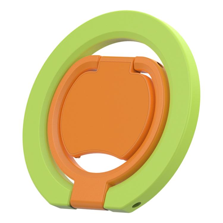 Color Block Folding Double-sided Magnetic Ring Phone Holder