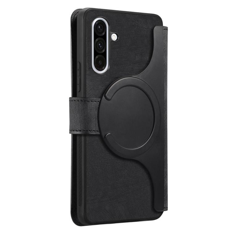 For Galaxy M36 5G CaseNeo MagSafe RFID Anti-theft Retro Leather Phone Case