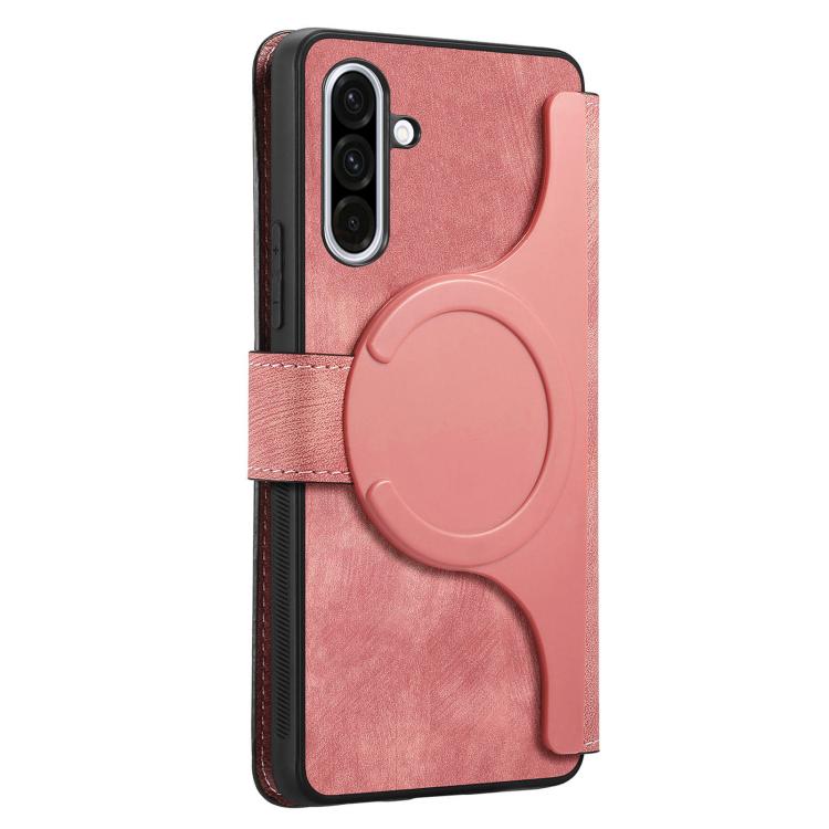 For Galaxy M36 5G CaseNeo MagSafe RFID Anti-theft Retro Leather Phone Case
