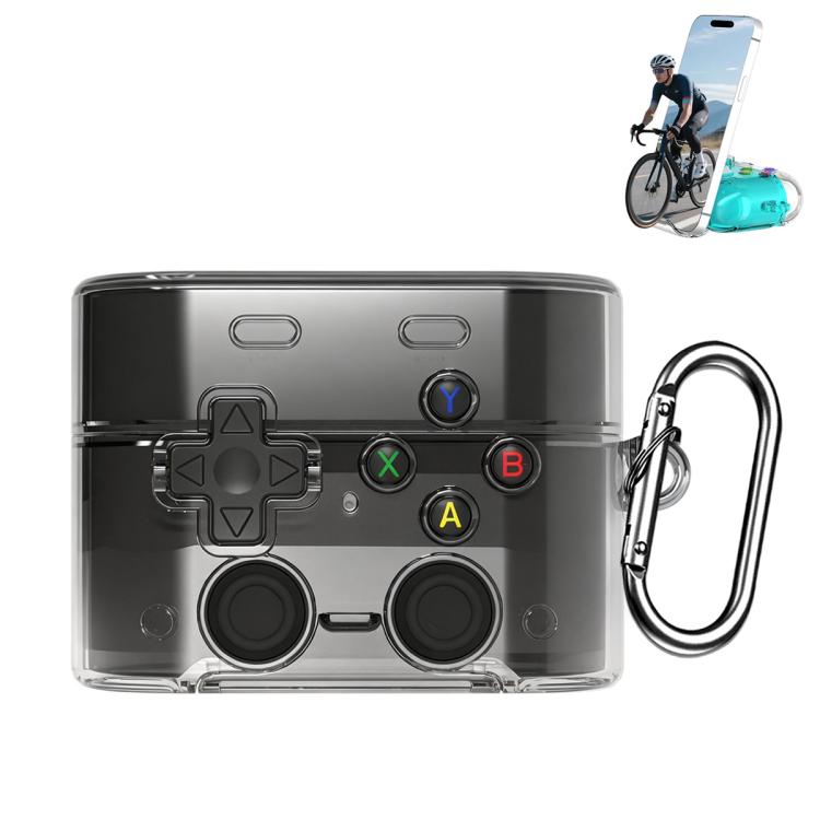 For Sony WF-1000XM6 XDcase Transparent Retro Game Console Design Earbuds Case with Holder & Stress Relief Button