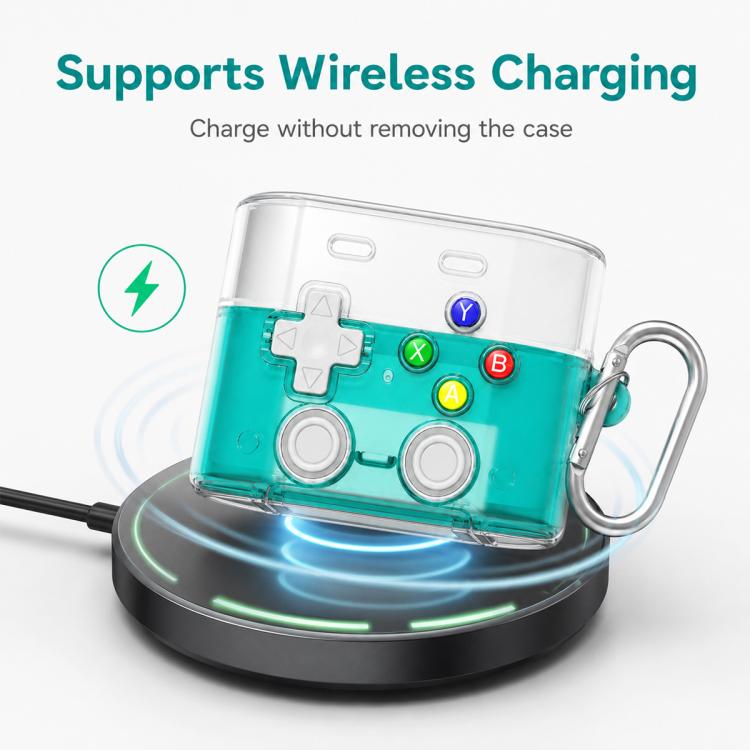For Sony WF-1000XM6 XDcase Transparent Retro Game Console Design Earbuds Case with Holder & Stress Relief Button
