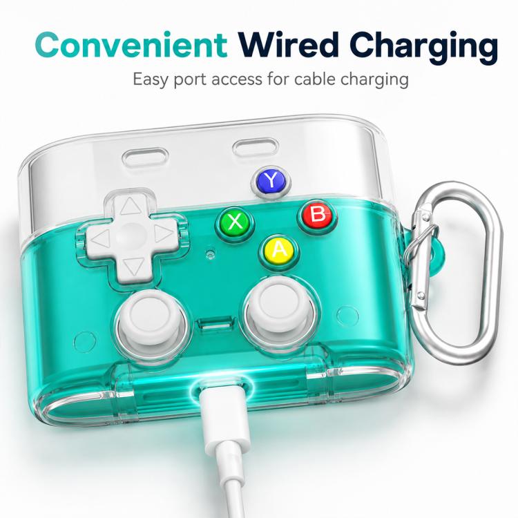 For Sony WF-1000XM6 XDcase Transparent Retro Game Console Design Earbuds Case with Holder & Stress Relief Button