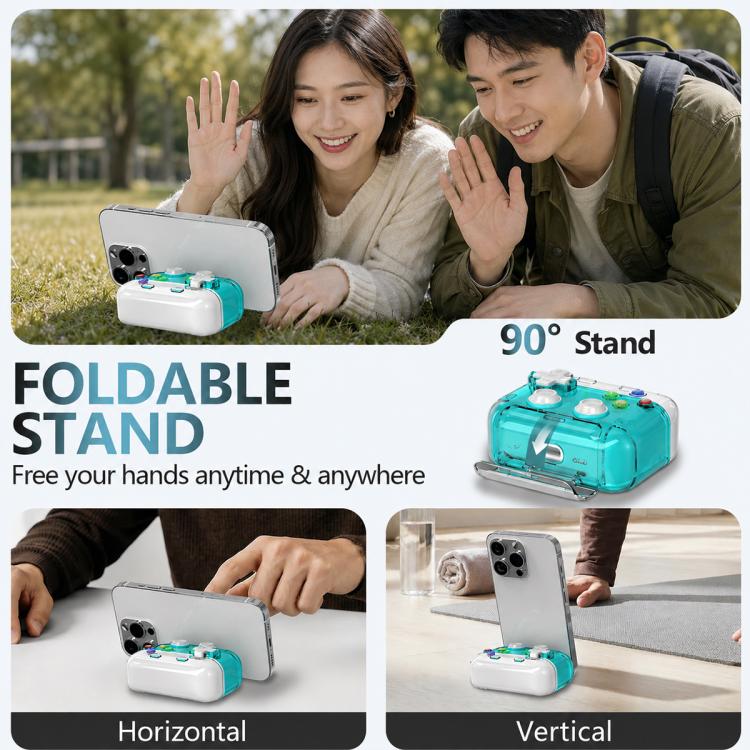 For Sony WF-1000XM6 XDcase Transparent Retro Game Console Design Earbuds Case with Holder & Stress Relief Button