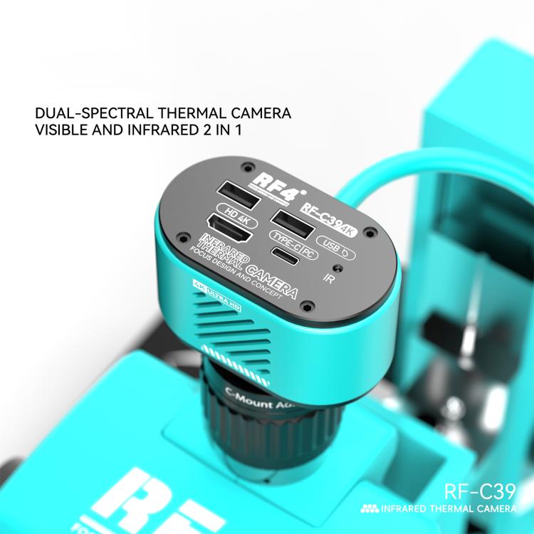 RF4 RF-C39 2 in 1 4K Visible and Infrared Dual-Spectral Thermal Camera for PCB Fault Detector - Blue