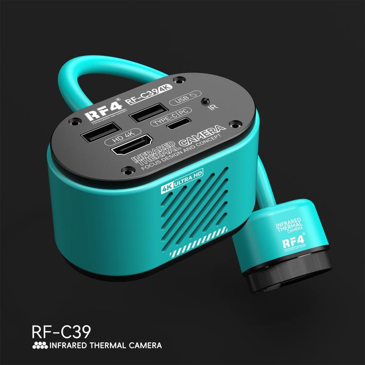 RF4 RF-C39 2 in 1 4K Visible and Infrared Dual-Spectral Thermal Camera for PCB Fault Detector - Blue