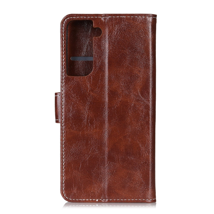 For Samsung Galaxy S30 / S21 Retro Crazy Horse Texture Horizontal Flip Leather Case with Holder & Card Slots & Photo Frame & Wallet
