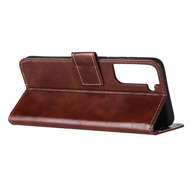 For Samsung Galaxy S30 / S21 Retro Crazy Horse Texture Horizontal Flip Leather Case with Holder & Card Slots & Photo Frame & Wallet
