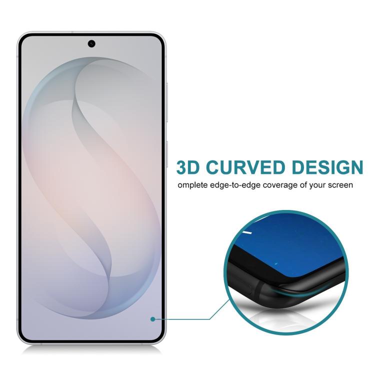 For Galaxy S26 FE 5G Full Cover Anti-peeping Tempered Glass Film, Support Fingerprint Unlocking