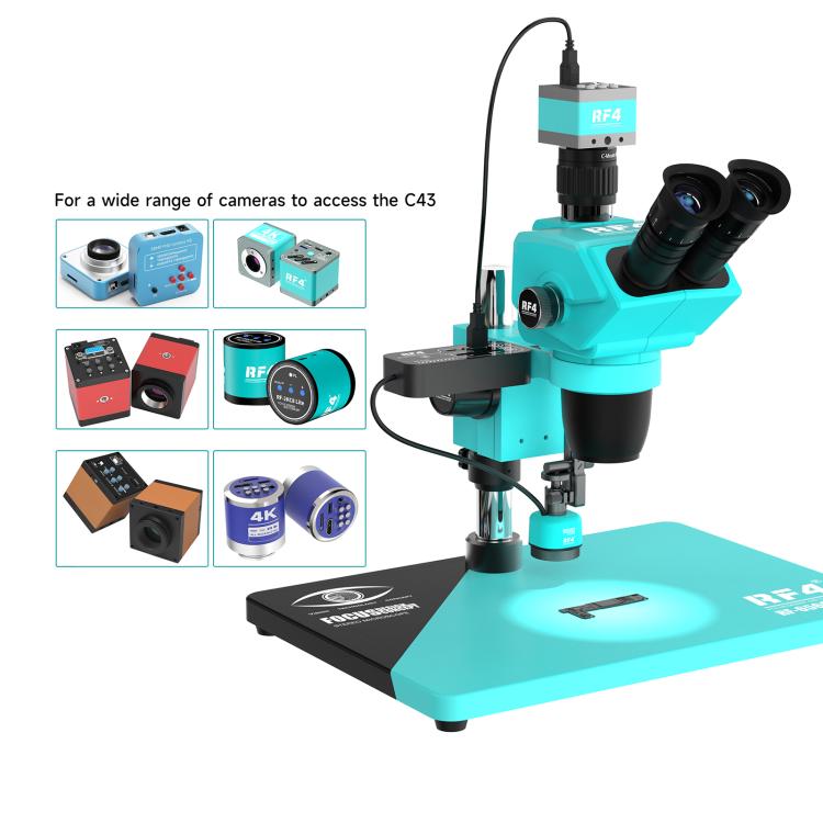 RF4 RF-C43 Independent Thermal Imaging, Fast Touch Design Connected Most Microscope Cameras - Blue