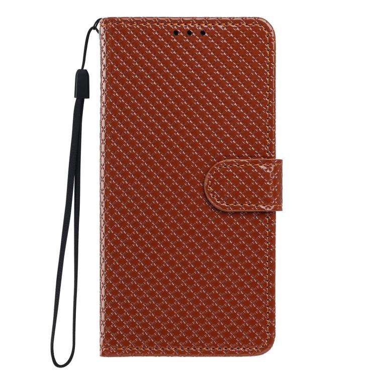 For OPPO A1 Pro Mirrored Buckle Vegan Leather Phone Case with Small Black Cord