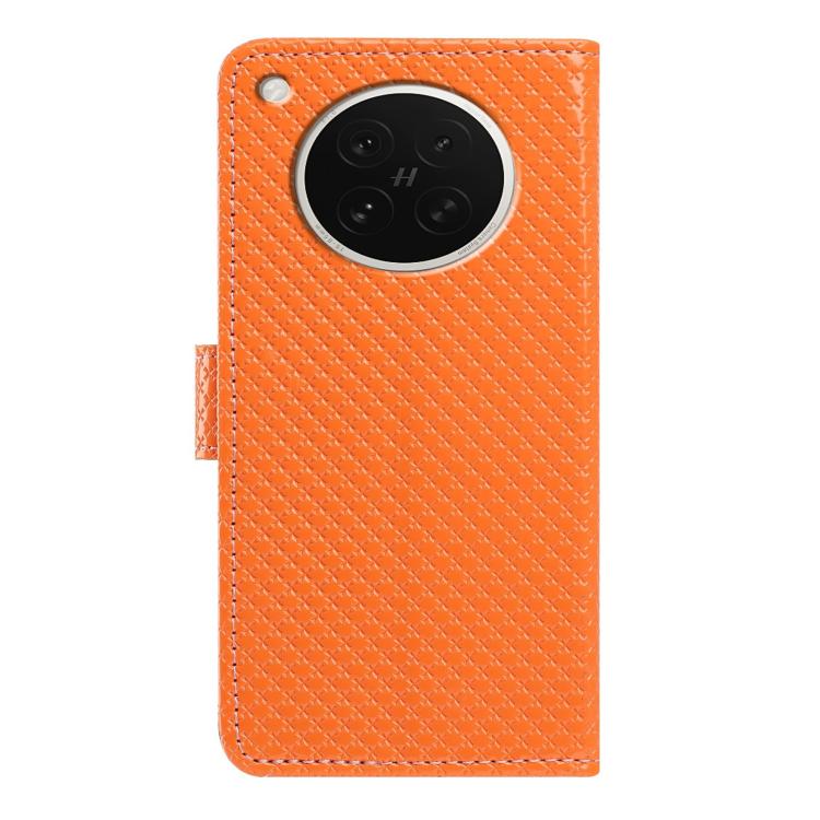 For OPPO Find X8s Mirrored Buckle Vegan Leather Phone Case with Small Black Cord