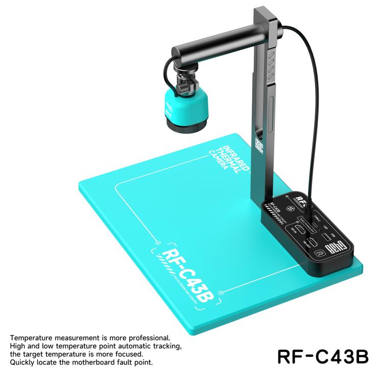 RF4 RF-C43B HDMI Output Liftable Thermal Imaging Workstation For Multiple Cameras - Blue