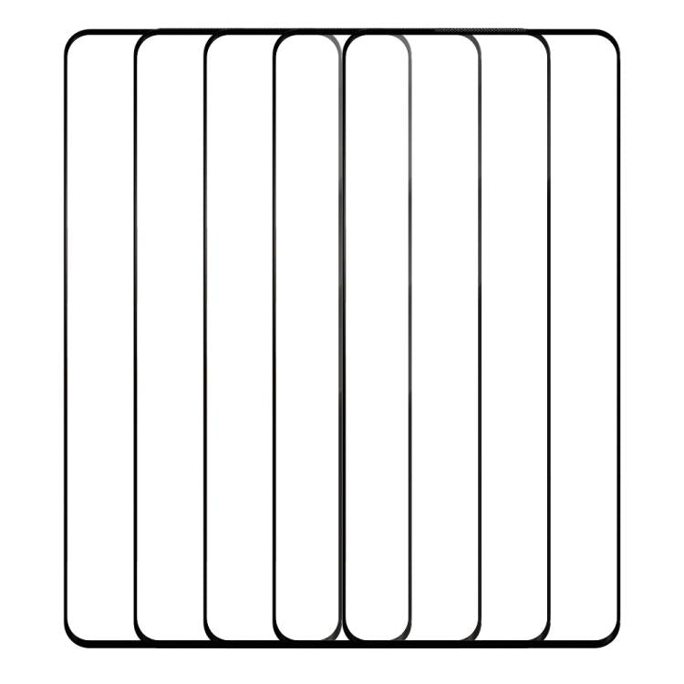 For Motorola Edge 50 Ultra 5pcs / Pack Do As You Wish Silk Screen Printed HD Tempered Glass Film - Black
