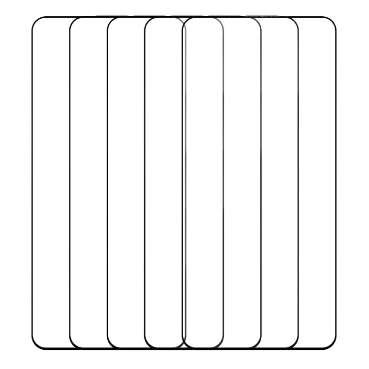 For Motorola Signature 5G 5pcs / Pack Do As You Wish Silk Screen Printed HD Tempered Glass Film - Black