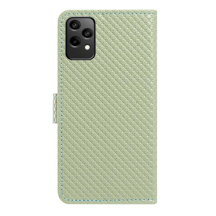 For Honor 200 Lite Global Mirrored Buckle Vegan Leather Phone Case with Small Black Cord