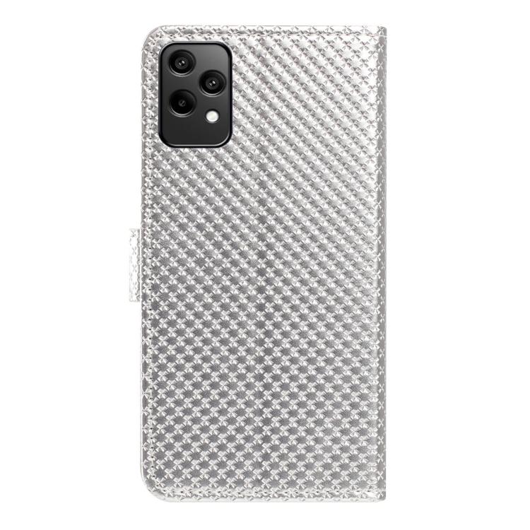 For Honor 200 Lite Global Mirrored Buckle Vegan Leather Phone Case with Small Black Cord
