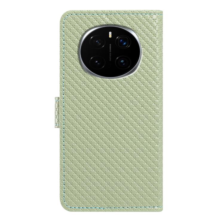 For Honor Magic7 Mirrored Buckle Vegan Leather Phone Case with Small Black Cord