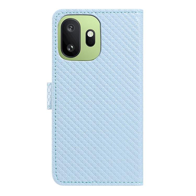For OnePlus 15T Mirrored Buckle Vegan Leather Phone Case with Small Black Cord