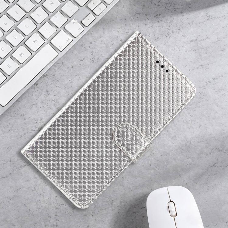 For OnePlus 15T Mirrored Buckle Vegan Leather Phone Case with Small Black Cord