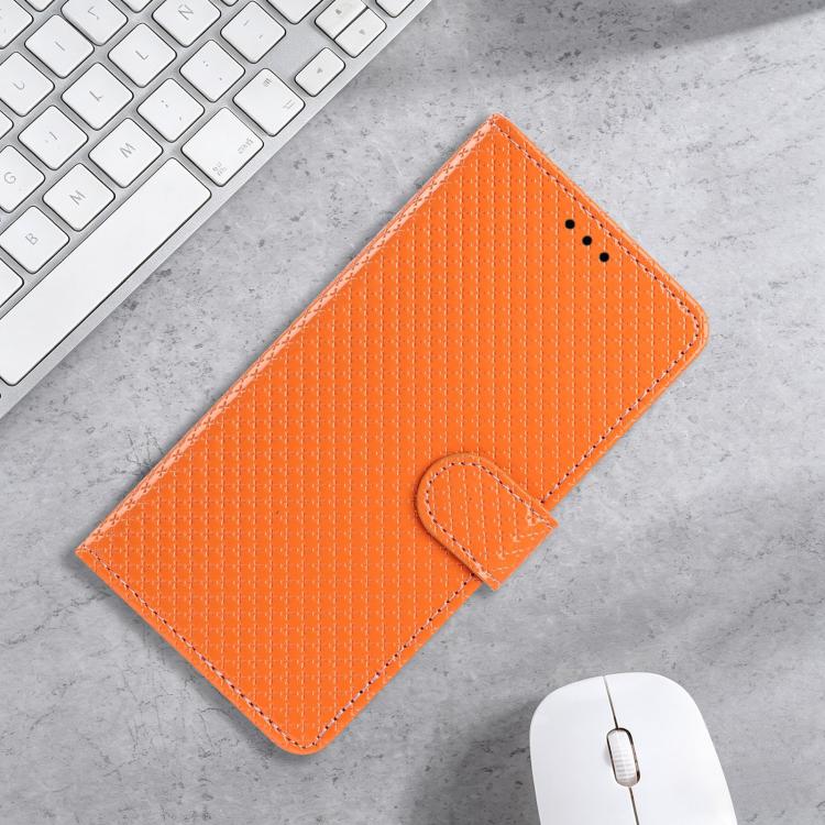For OnePlus Ace Mirrored Buckle Vegan Leather Phone Case with Small Black Cord