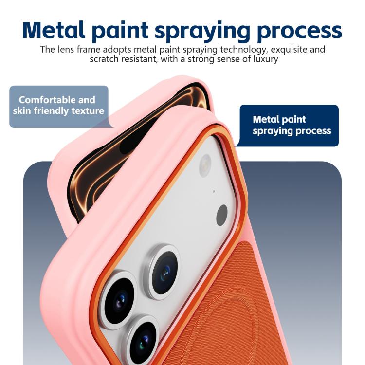 For iPhone Air Tech Fabric Rotating Stand Magnetic Phone Case