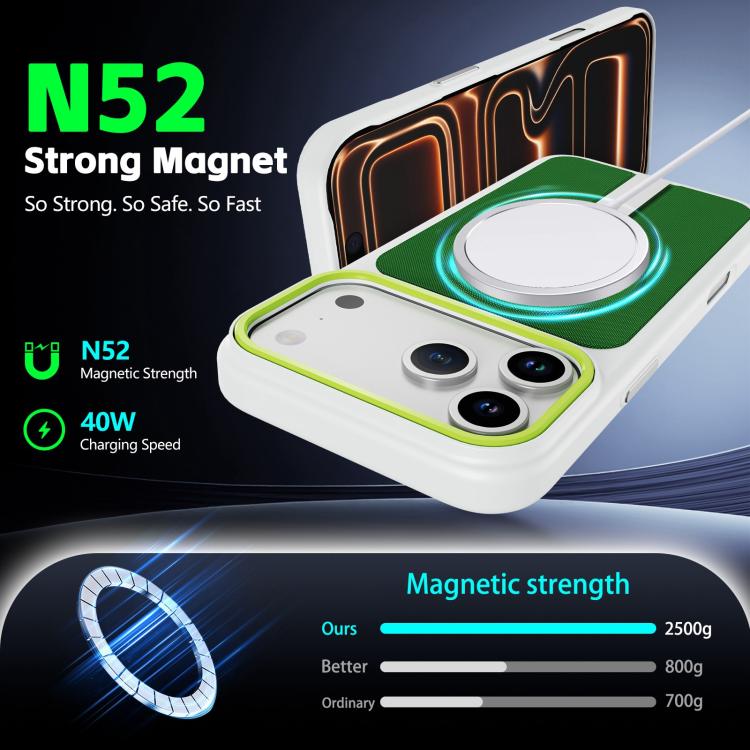 For iPhone 14 Plus Tech Fabric Rotating Stand Magnetic Phone Case