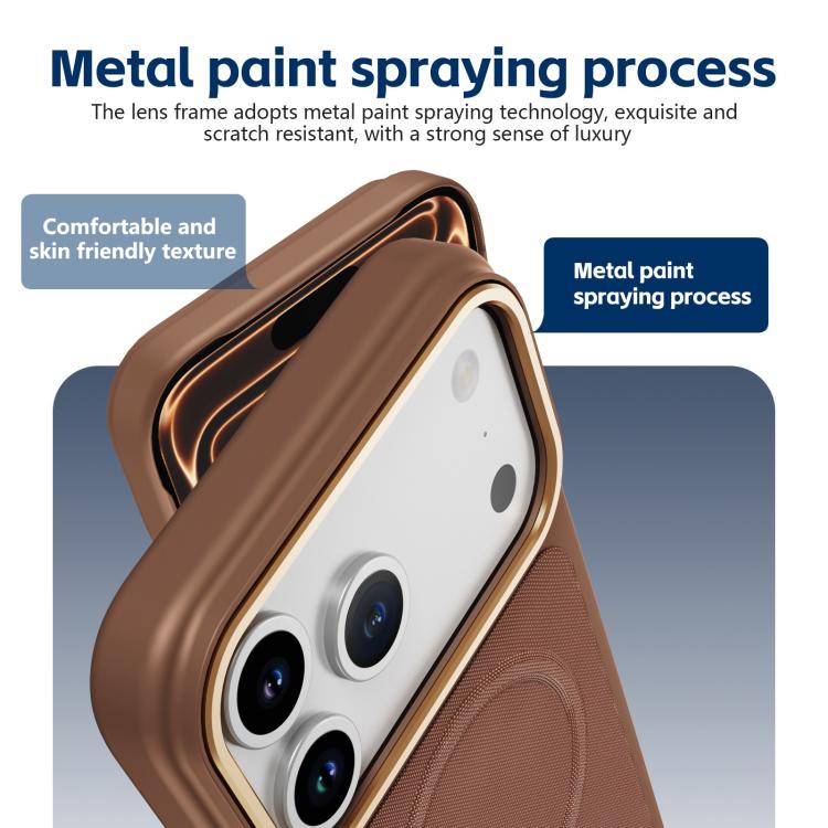 For iPhone 14 Pro Max Tech Fabric Rotating Stand Magnetic Phone Case