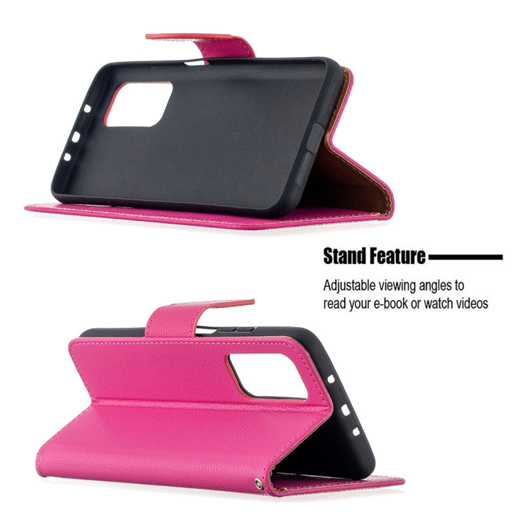 For Xiaomi Mi 10T 5G Litchi Texture Pure Color Horizontal Flip Leather Case with Holder & Card Slots & Wallet & Lanyard