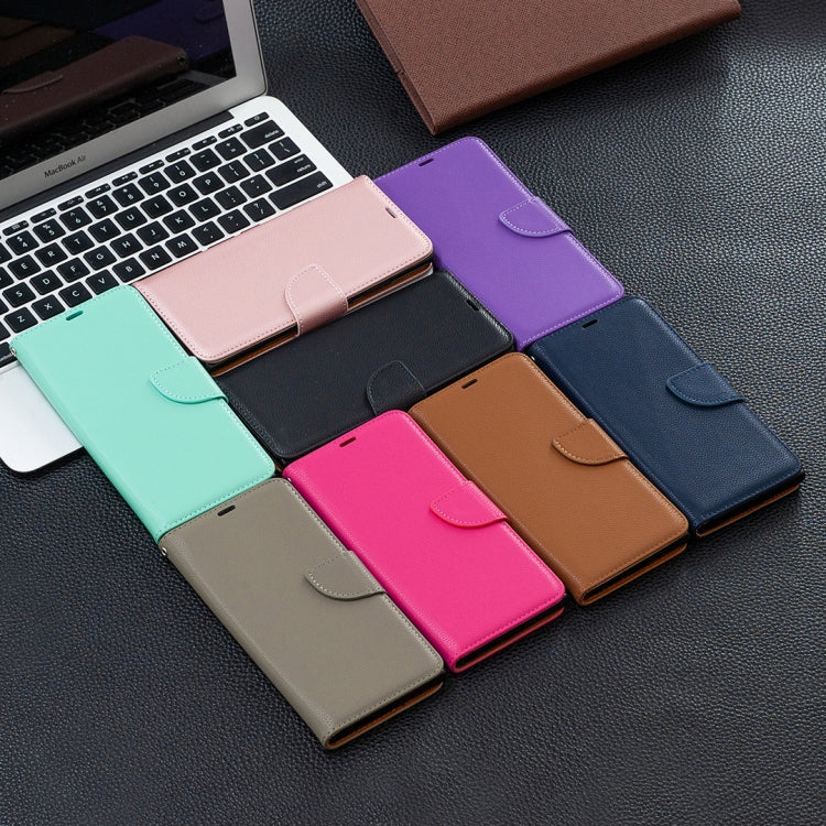 For Xiaomi Mi 10T Lite 5G Litchi Texture Pure Color Horizontal Flip Leather Case with Holder & Card Slots & Wallet & Lanyard