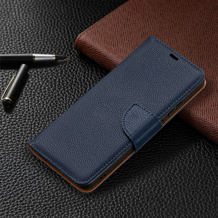 For Nokia 2.4 Litchi Texture Pure Color Horizontal Flip Leather Case with Holder & Card Slots & Wallet & Lanyard
