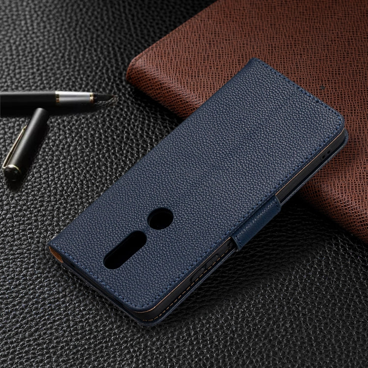 For Nokia 2.4 Litchi Texture Pure Color Horizontal Flip Leather Case with Holder & Card Slots & Wallet & Lanyard