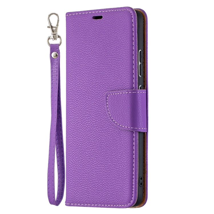 For Nokia 2.4 Litchi Texture Pure Color Horizontal Flip Leather Case with Holder & Card Slots & Wallet & Lanyard