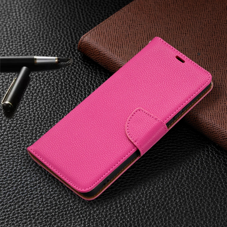 For Nokia 2.4 Litchi Texture Pure Color Horizontal Flip Leather Case with Holder & Card Slots & Wallet & Lanyard