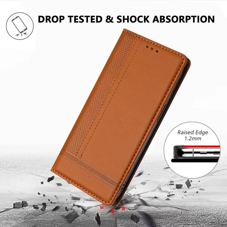 For Realme 15 5G Stitching Design Scratch-Resistant Vegan Leather Phone Case