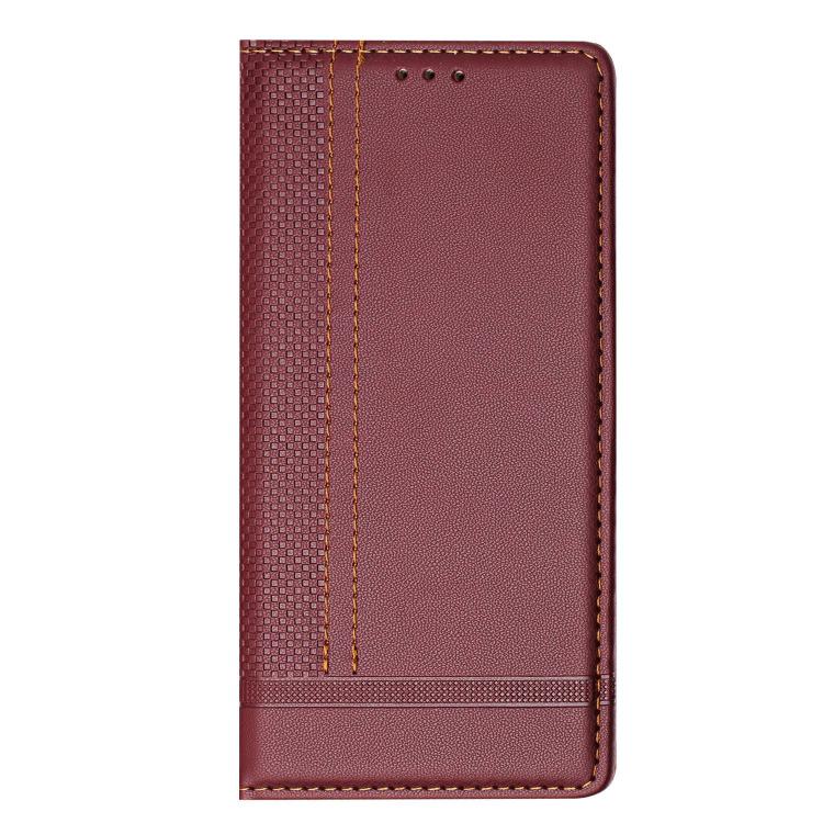 For Realme C55 Stitching Design Scratch-Resistant Vegan Leather Phone Case