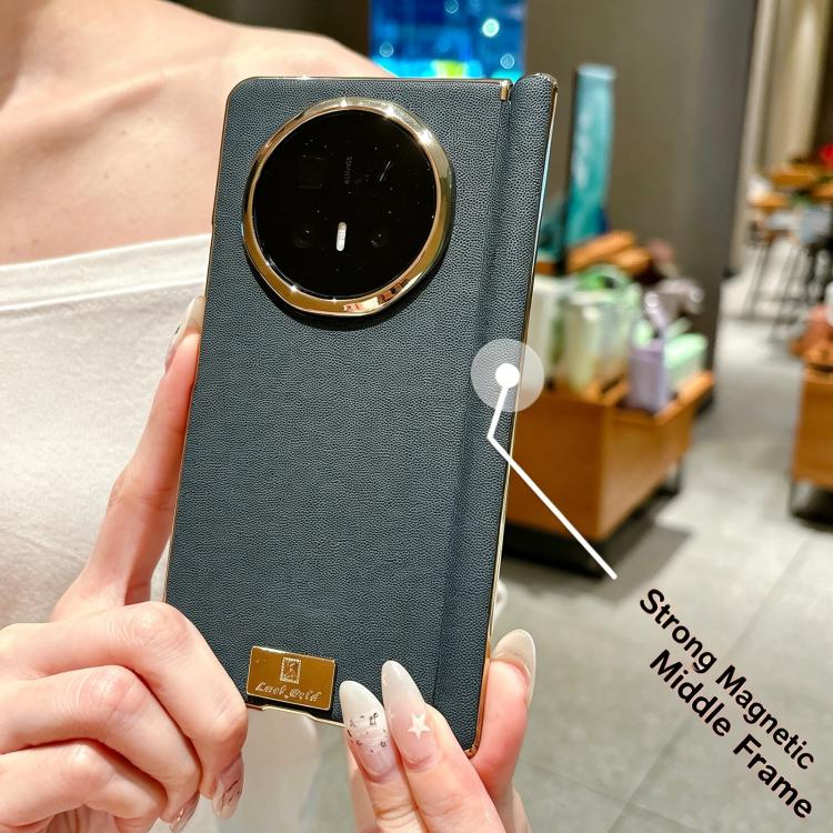 For Honor Magic V6 Electroplate Dual Axis Supercar Design PU Phone Case