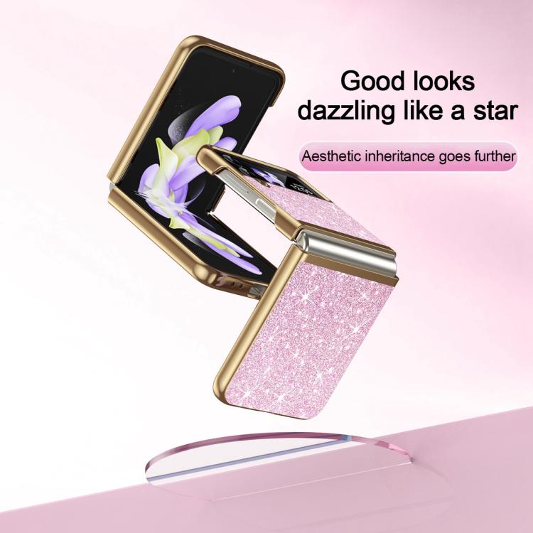 For Galaxy Z Flip3 5G Electroplate Glittery Shockproof Phone Case
