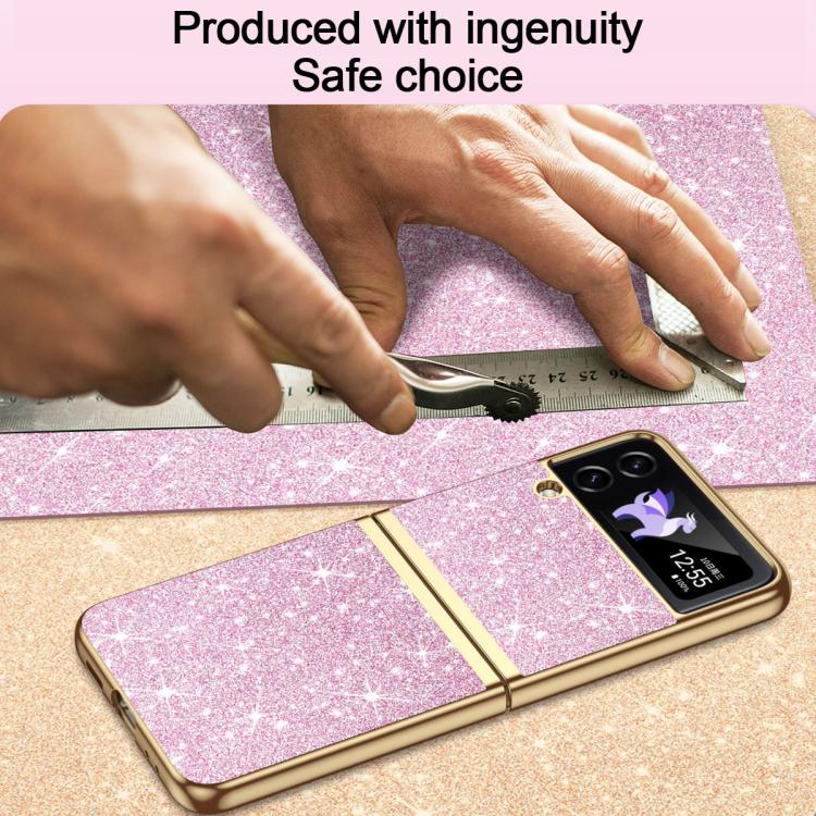 For Galaxy Z Flip3 5G Electroplate Glittery Shockproof Phone Case