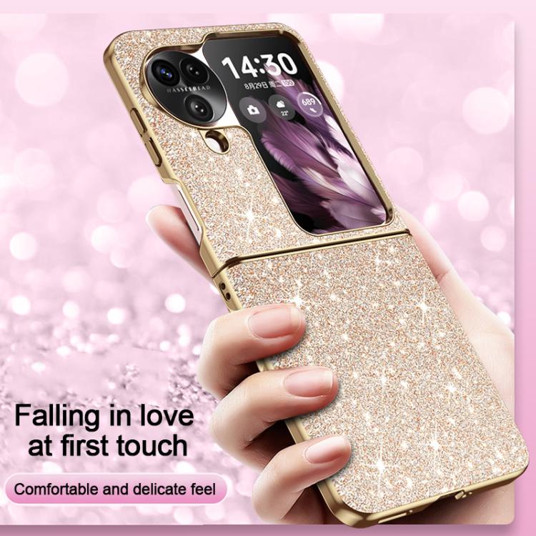 For OPPO Find N3 Flip Electroplate Glittery Shockproof Phone Case