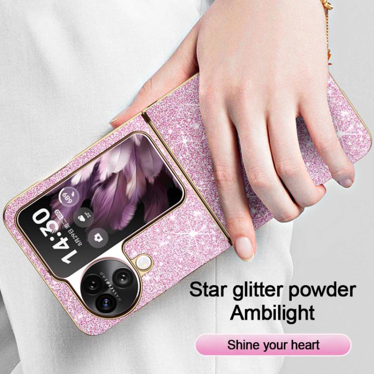 For OPPO Find N3 Flip Electroplate Glittery Shockproof Phone Case