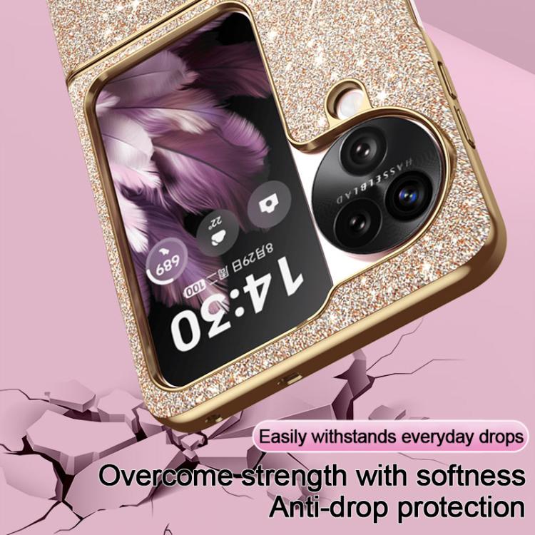 For OPPO Find N3 Flip Electroplate Glittery Shockproof Phone Case