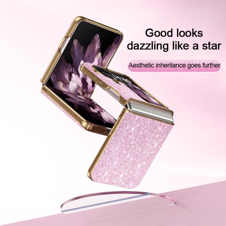 For OPPO Find N3 Flip Electroplate Glittery Shockproof Phone Case