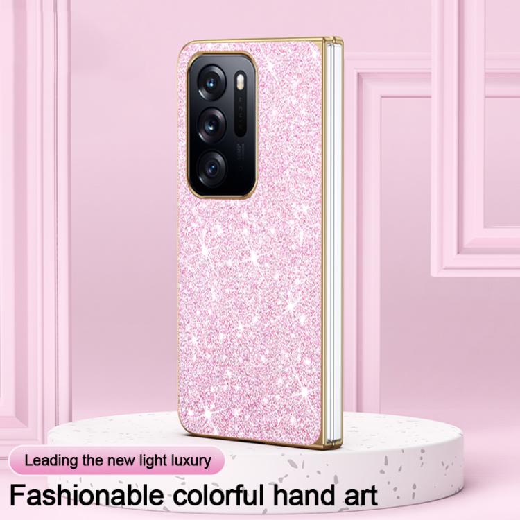 For OPPO Find N Electroplate Glittery Shockproof Phone Case
